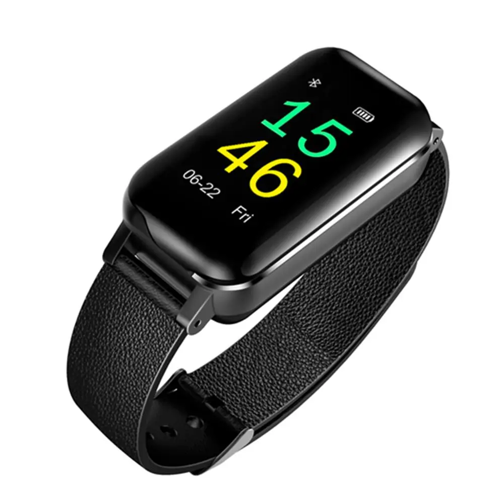 TWS смарт браслет Bluetooth наушники фитнес монитор сердечного ритма Смарт часы