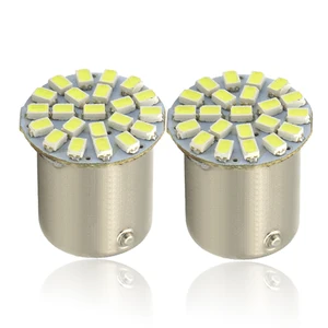 2 шт., автомобисветодиодный светодиодные лампы P21W 1156 Ba15s 1157 Bay15d для указателей поворота
