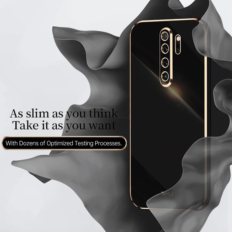 for redmi note 8 pro case fashion glossy plating silicone rubber soft back cover phone case for xiaomi redmi note 8 pro free global shipping