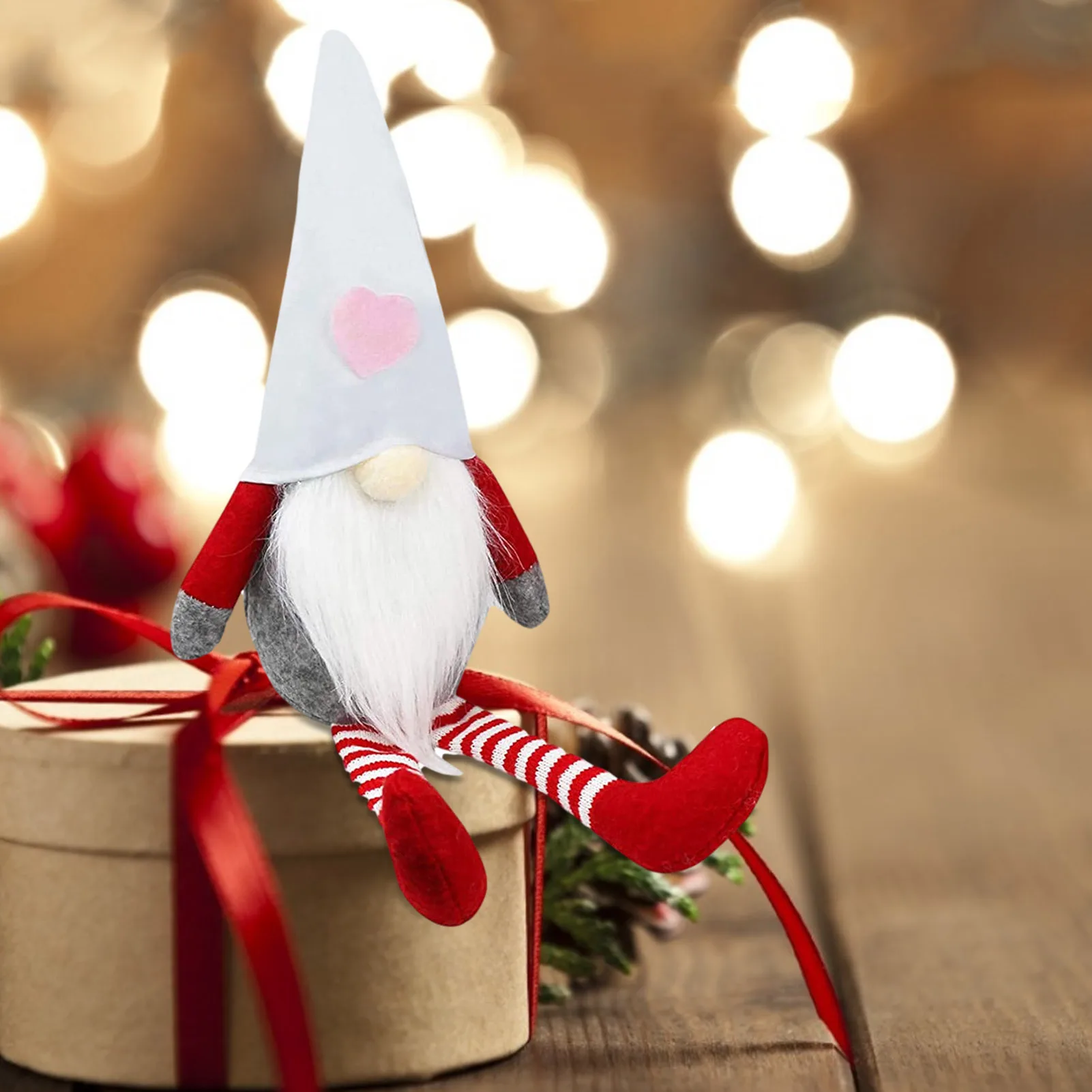 Ко Дню Святого Валентина гном длинные брюки с широкими штанинами праздничные