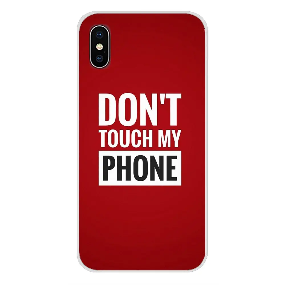 Accessories Phone Cases Covers For Motorola Moto X4 E4 E5 G5 G5S G6 Z Z2 Z3 G G2 G3 C Play Plus Dont Touch My | Мобильные телефоны