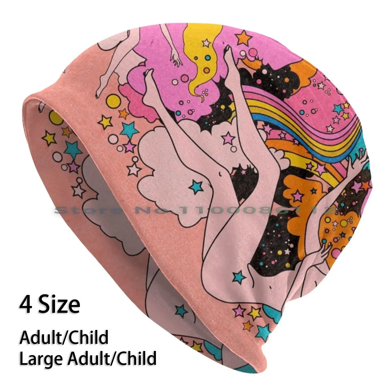 

Плавающие персиковые розовые облегающие шапки для девочек вязаная шапка без козырька вязаная шапка подарок Повседневный креативный