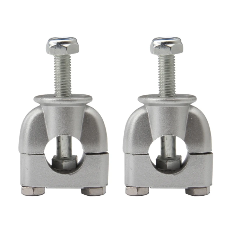 

Motorcycle Handle Bar Mounting Handlebar RisersClamp Silver Mount Mounting Riser Clamp Motorbike Motorcycle