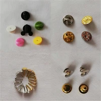 50pcs rubber brooch bukle button clasp pin backs clutch care cap nail tie back stoppers squeeze badge holder jewelry accessories