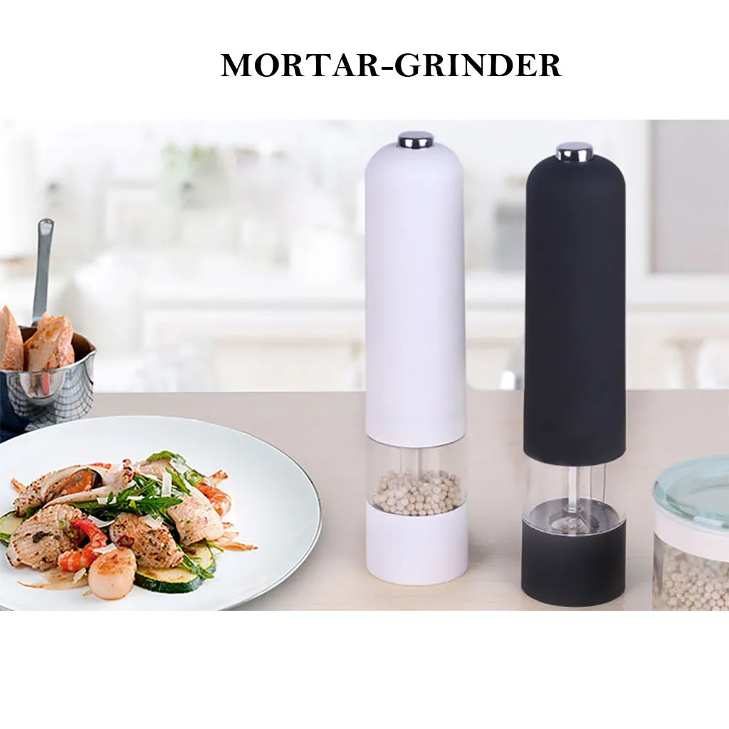 Электрическая мельница для соли перца набор электрическая пластиковая