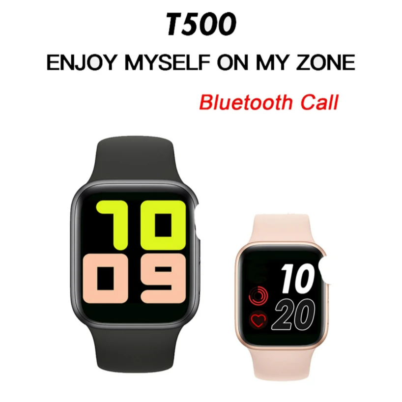 Умные часы T500 Bluetooth с вызовом фитнес трекер монитор сердечного ритма PK IWO12 IWO8