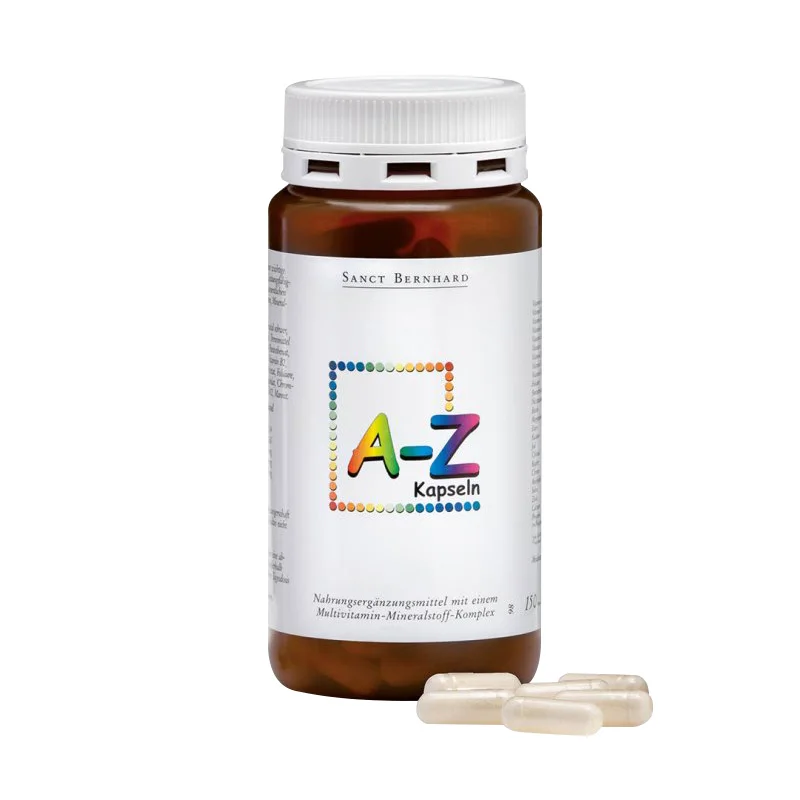 

Sanct Bernhard Multivitamin A-Z Capsules 150 Capsules/Bottle Free Shipping