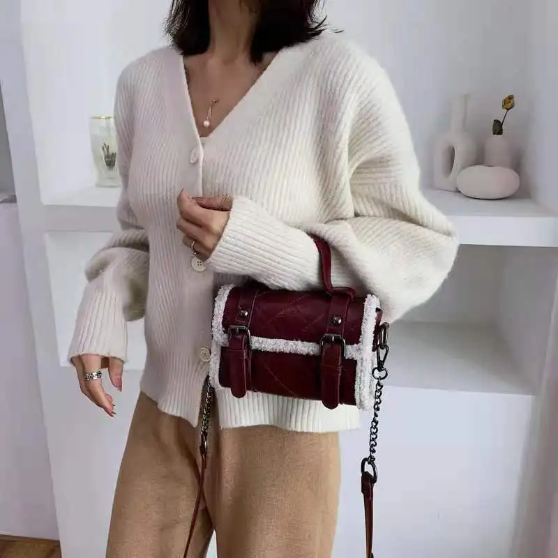

Autumn winter small bag women's bag new fashion cross - slung small bag fashion handbag one-shoulder bag
