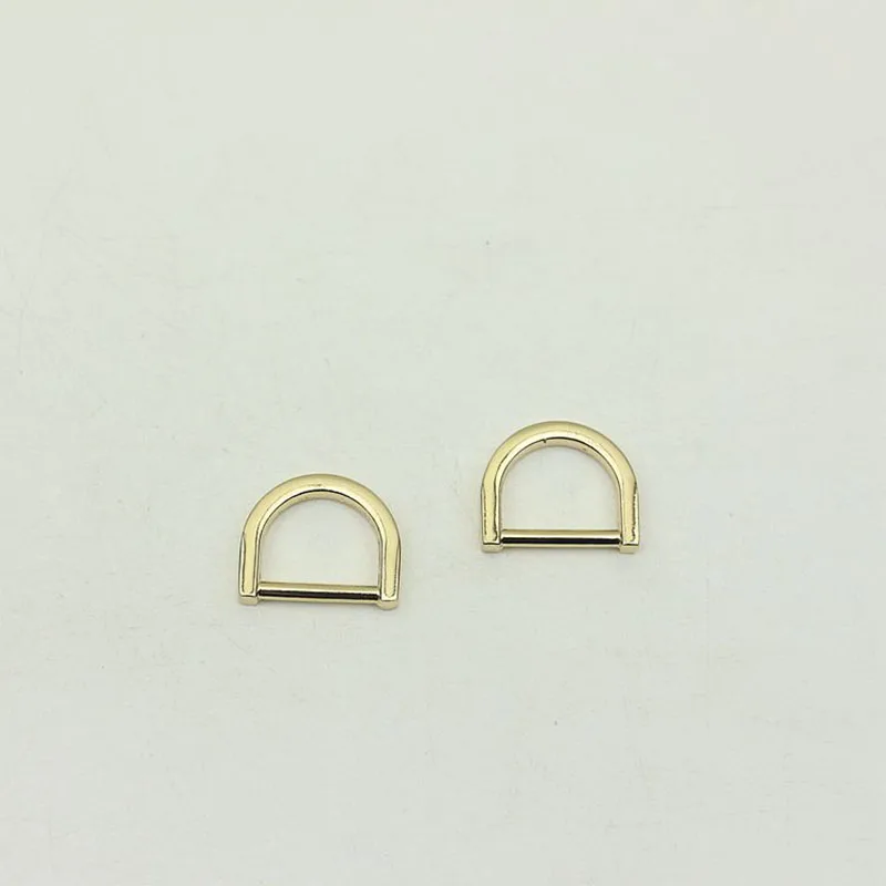 30Pcs 20mm Inner Dia Metal D Ring Diecast Hook Buckles for Bag Strap Clasps Keychain DIY Handbag Clothing Hardware Accessories