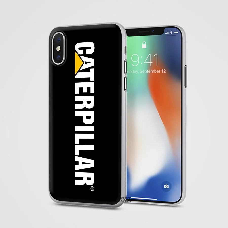 Чехол для телефона с логотипом гусеницы милый чехол iPhone 8 7 6 6S Plus 11 Pro X XS XR MAX 5 5S SE |