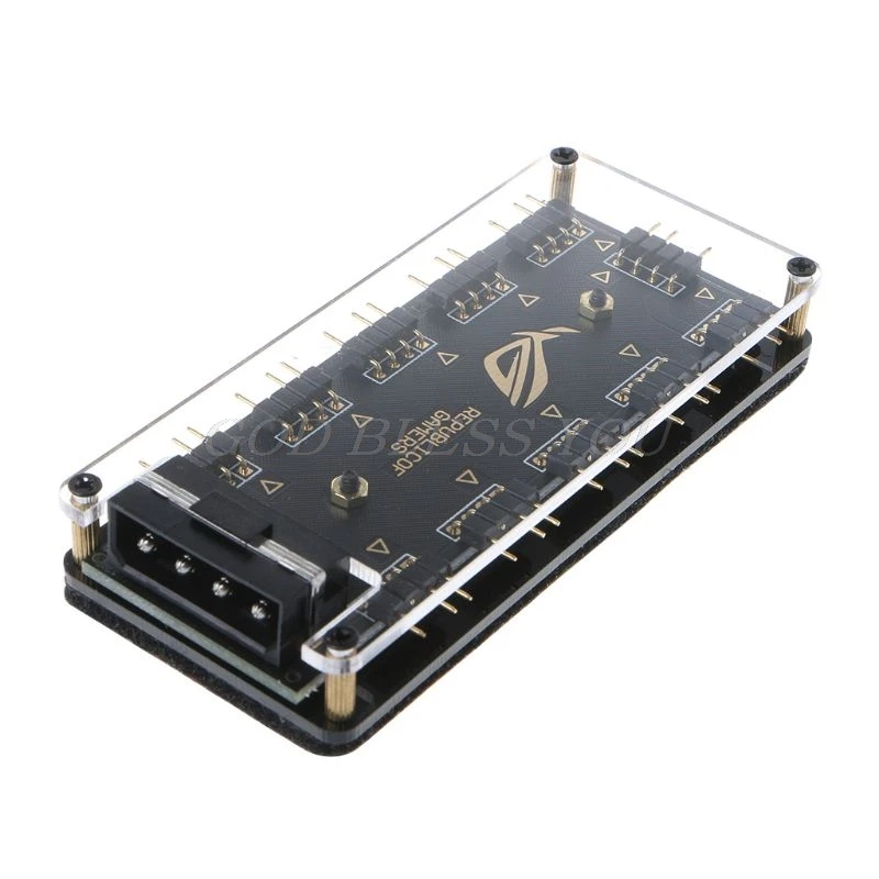 AURA SYNC 5 в 3 контактный RGB 10 концентратор сплиттер SATA мощность 3pin ARGB адаптер