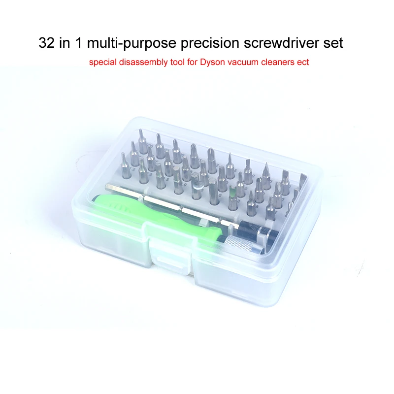 

32 in 1 Screwdriver Set Magnetic Hex Precision Screw Bits Removable Household Repair Tools For Dyson Vacuum Cleaner