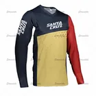 Футболка для горного велосипеда SANTA CRUZ, рубашка с длинным рукавом для горного велосипеда, для езды на велосипеде, для езды по бездорожью