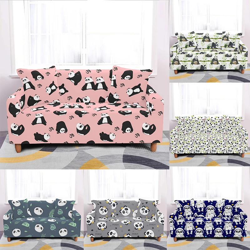 Детские носки с принтом пандой стрейч ткань для диванов Универсальный L Форма