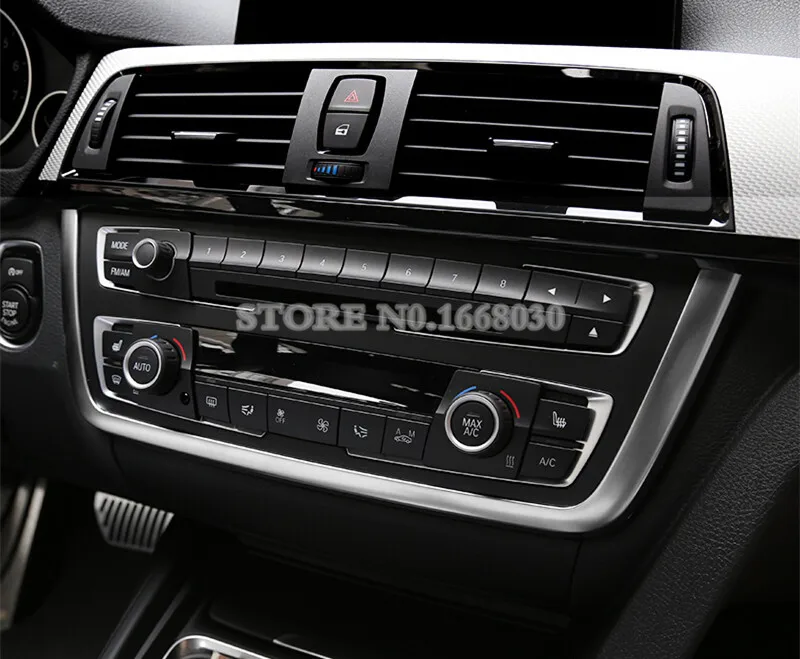 

Interior Centre Console Button Moulding Trim Cover For BMW 3 4 Series F30 F31 F32 F34 2013-2018 Car Accessories Car Trim