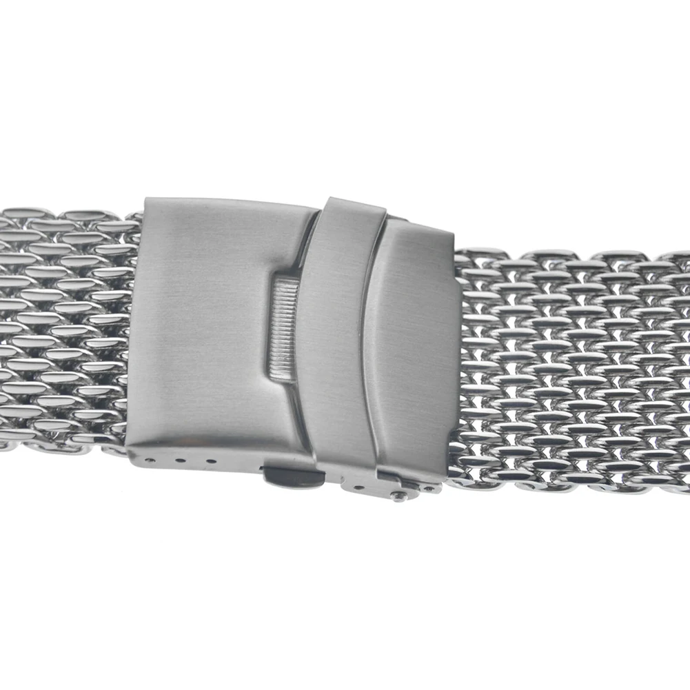 

Replacement Band Bracelet Loop Solid Wristband Fashion Milanese Wear Resistant Mesh Watch Strap Adjustable Stainless Steel