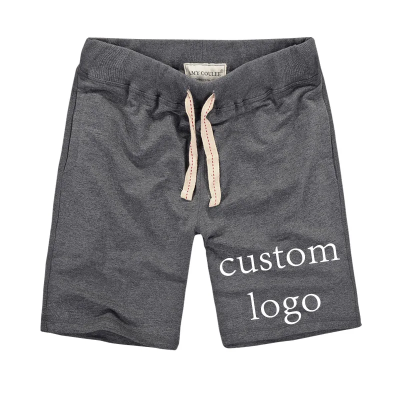 Мужские шорты с принтом по индивидуальному заказу повседневные из 100% хлопка