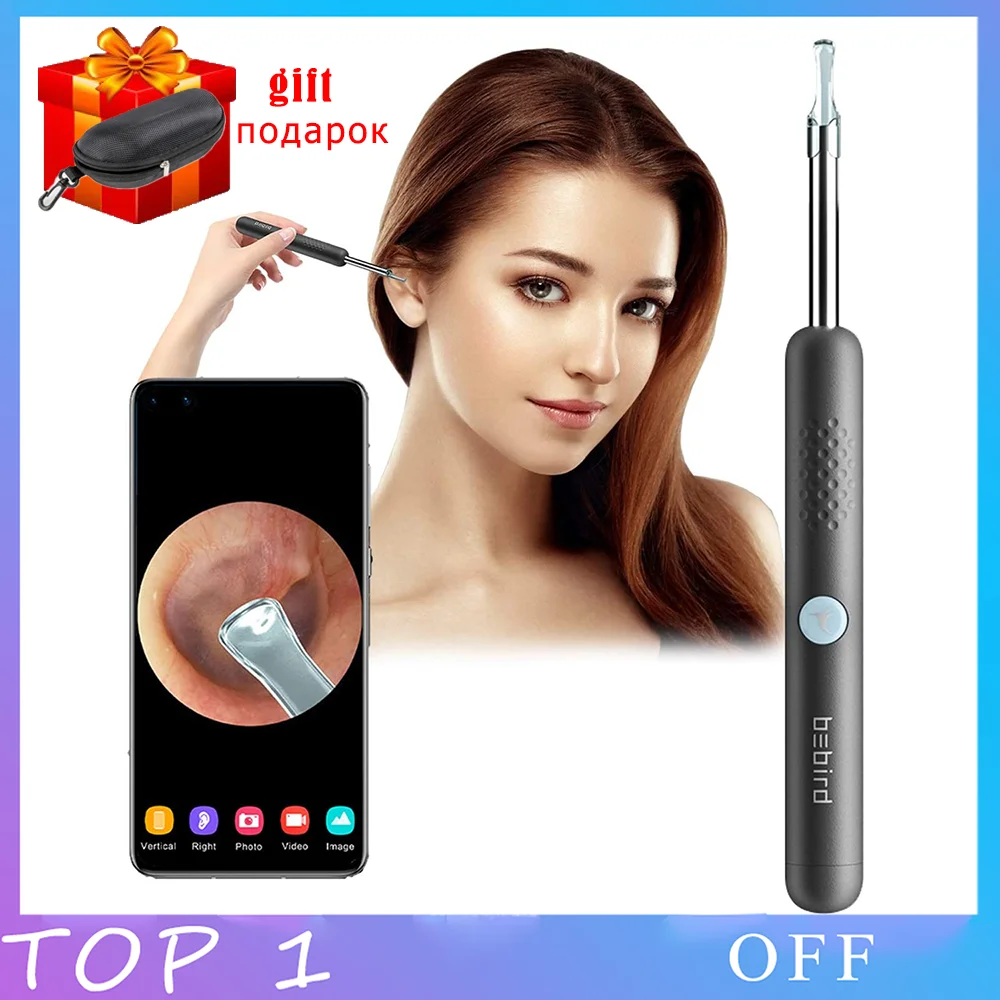 Видеоотоскоп для ушей Bebird устройство чистки эндоскоп с функциями визуальная