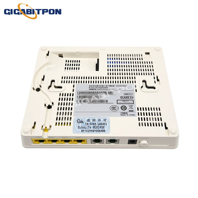 Оптоволоконный маршрутизатор HG8240H GPON ONU ONT FTTH 4FE + 2TEL SC UPC с функцией интерфейса