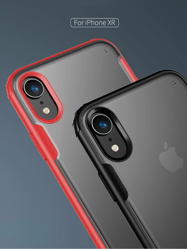 Защитный чехол для iPhone XS MAX XR X 11 2019 PC матовый прозрачный 7 6 6S 8 Plus TPU мягкий