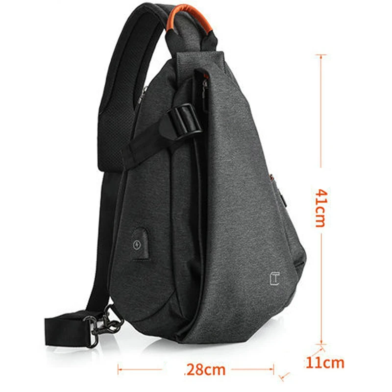 

Fashion Male Waterproof Short Trip Chest Bag Pack Multifunction Crossbody Bag Men Anti-theft Shoulder Messenger Bags B44-57