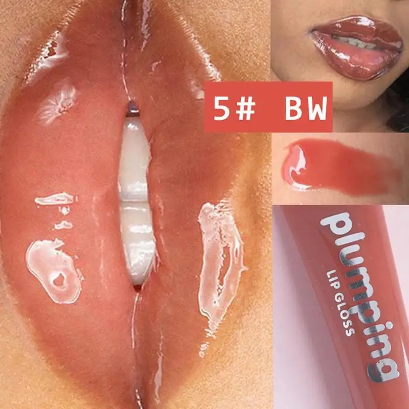 Глянцевый блеск для губ с кристаллами увлажняющий Блестящий Жидкий минеральное