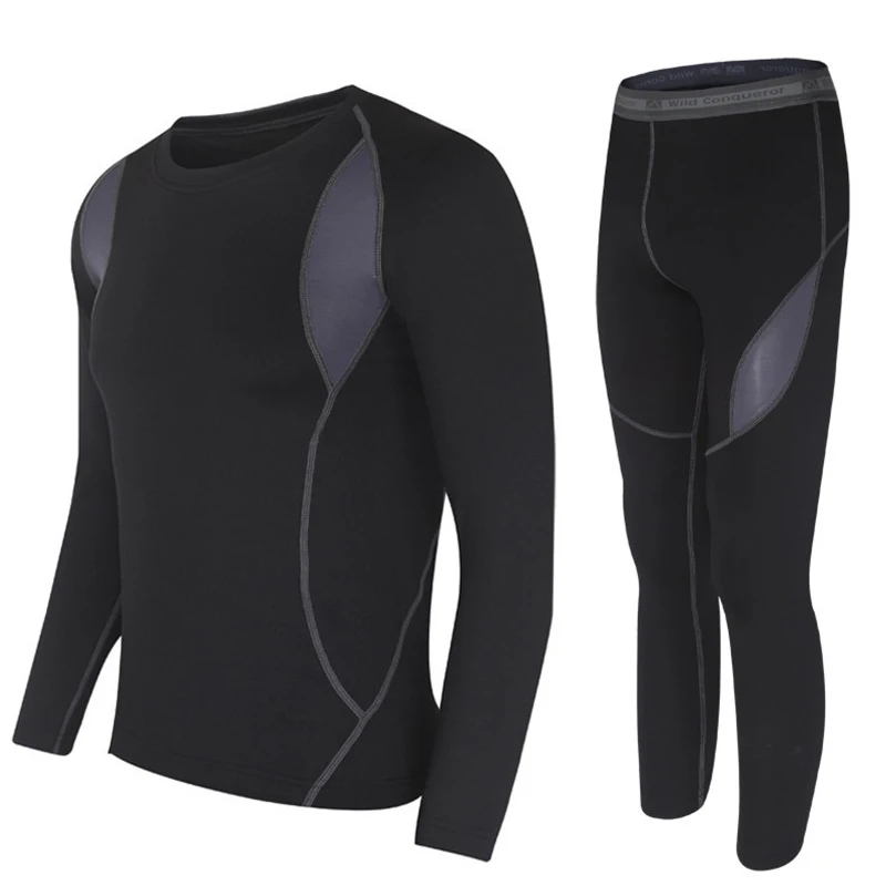 Теплая зимняя мужская одежда комплект из двух предметов унисекс высокая