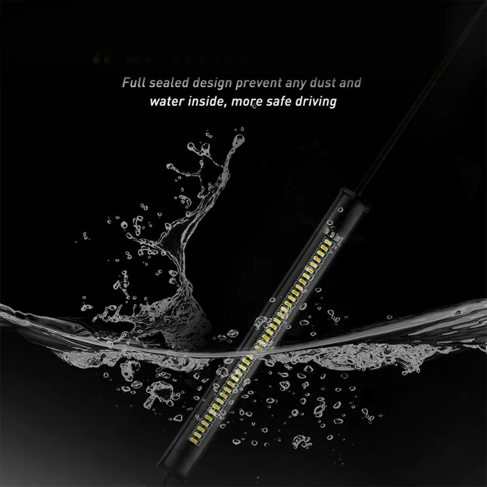 

Fork Light Strips LED Motorcycle Signal Switchback Turn 360-Degree DRL