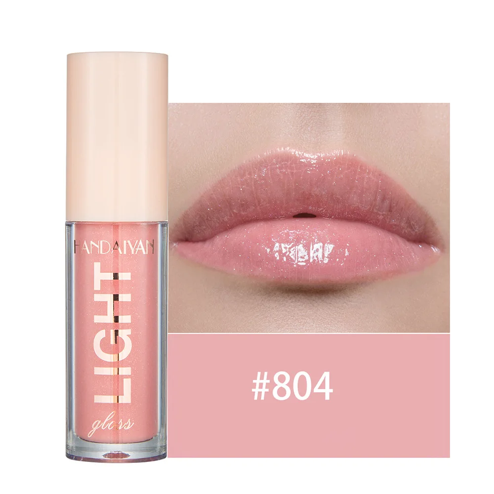 

Shimmer Lip Gloss Plump Lips Makeup Waterproof Lasting Nude Lip Tint Moisturizing High Light Glitter Liquid Lipstick Cosmetic