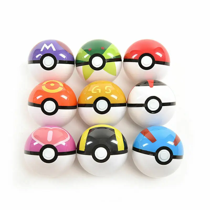Pokemon покебол PIKACHU Косплей поп-ап Poke Ball новая детская игрушка подарок Креативный 7 см