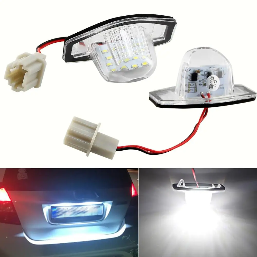 2x ошибок Led номерные знаки светильник для Honda Crv Fit Jazz Crosstour Odyssey|Сигнальная лампа| |