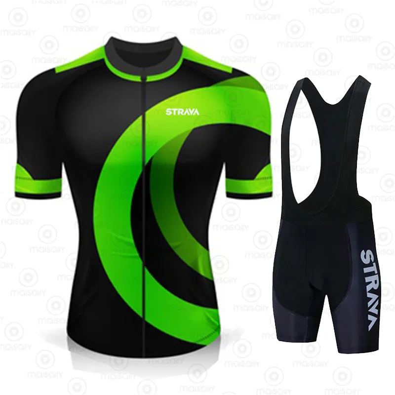 

Summer Strava 2021 Cycling Sets Triathlon Bicycle Clothing Breathable Anti-UV Mountain Cycling Clothes Suit Ropa ciclismo verano