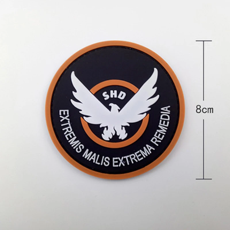 

ntire Blockade The Division Armband Velcro PVC Backpack Sticker Cockade Badge Can be customized