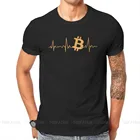 Винтажная футболка с изображением криптовалюты и биткоина, лето размера плюс, мужские топы, Футболка Harajuku с круглым вырезом