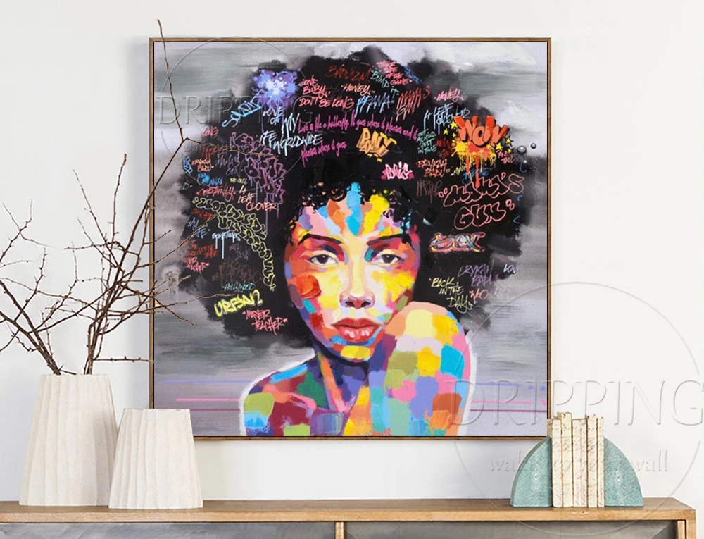 Поп Изобразительное искусство уличный стиль американская черная женщина