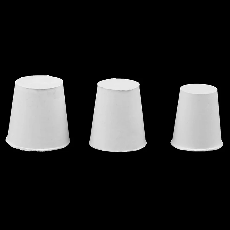 2 Pcs Silicone Rubber Plug Stopper With Hole Airlock Bubbler Valve Wine Brew Silicone Plug Rubber Stopper