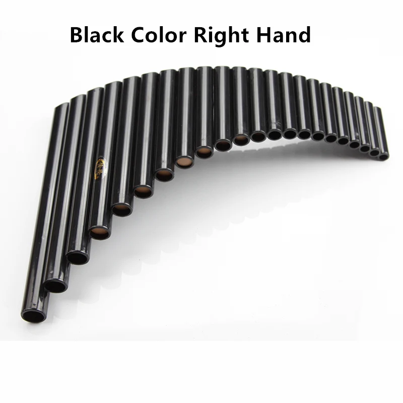 Black Right Hand UU panflute 22 трубы ABS пластик panges G ключ Pan флейта, музыкальные инструменты, 7 цветов, сковорода flauta - Цвет: Black Right Hand