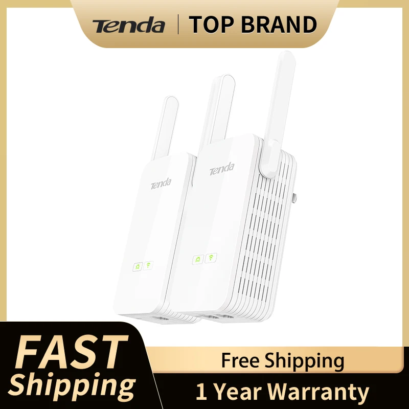 Беспроводной адаптер Powerline Tenda PH15 1000 Мбит/с AV1000 Ethernet PLC Plug and Play Homeplug AV2 беспроводной