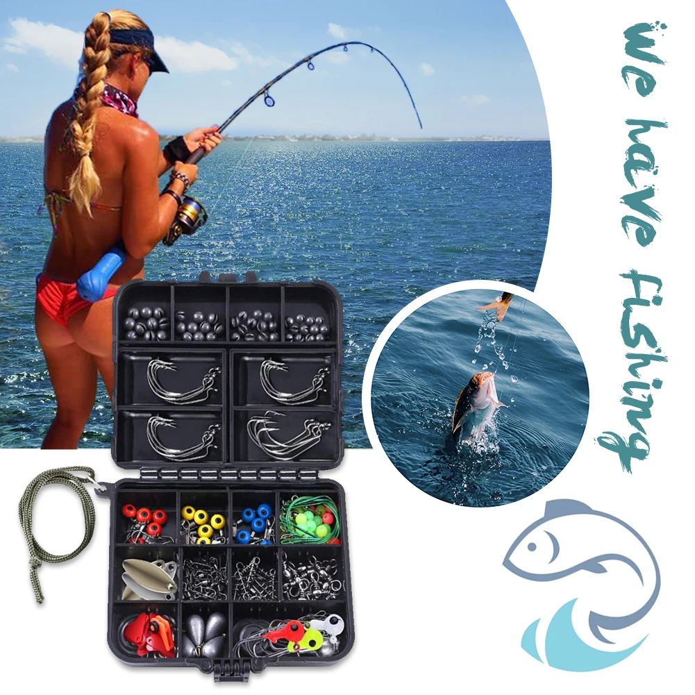 

Портативный ящик для рыболовных снастей на карпа с крючками, поворотный Рыболовный грузил, набор рыболовных снастей для наружной рыбалки, п...