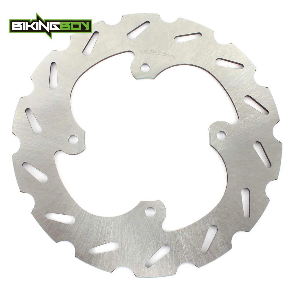 Silver BIKINGBOY MX Offroad передний тормозной диск ротора для Honda CR 80 R RB 1996-2002 CR 85 R RB 2003-2007 CRF 150 R 07-19 CRM CRE 80 - Цвет: Silver