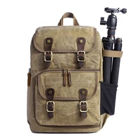 waterproof backpack canvas camera bag large size photo bag batik canvas outdoor camera lens bag backpack for canon nikon sony