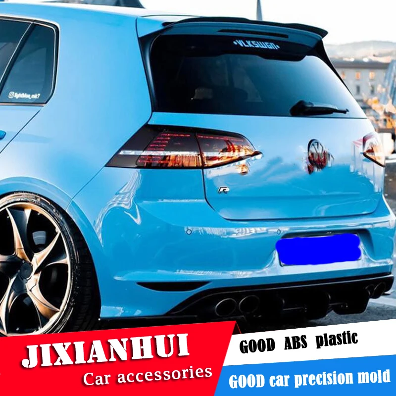 

Спойлер для Golf 7 MK7 2011-2018 Golf 6 R GTI MK6 спойлер для golf 7,5 R GTI для VW Polo ABS Материал Автомобильный задний цветной спойлер