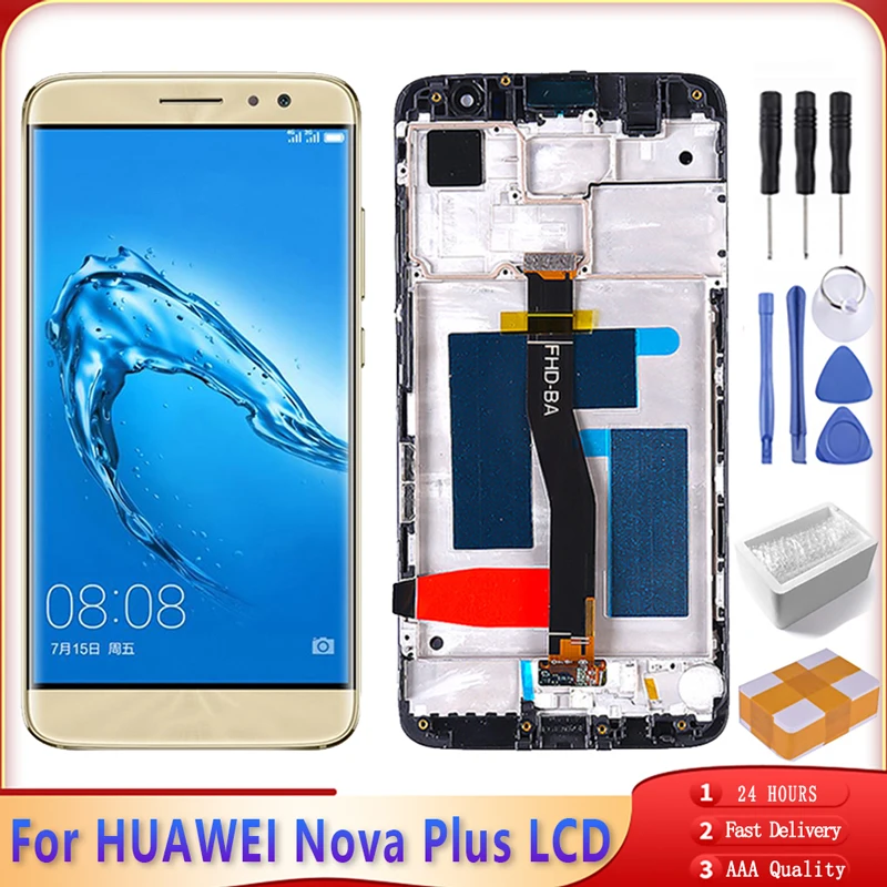 5 &quotдля Huawei Nova plus MLA L01 L11 ЖК дисплей с сенсорным экраном дигитайзер в сборе рамкой