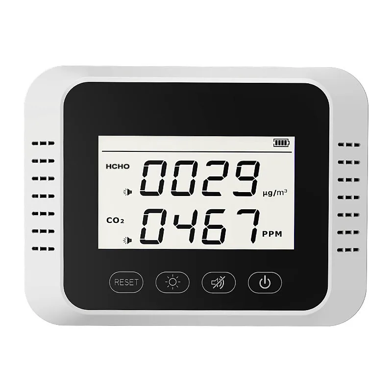 

Digital CO2 Detector Air Quality Monitor Formaldehyde Tester Air Analyzer Monitor HCHO PM2.5 Tester 400-5000ppm CO2 Meter