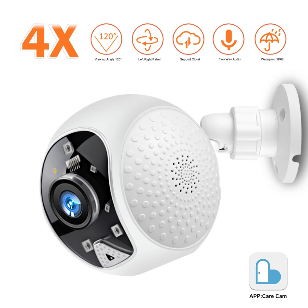 IP-камера купольная 1080P HD Wi-Fi 2 МП 4-кратный зум | Безопасность и защита