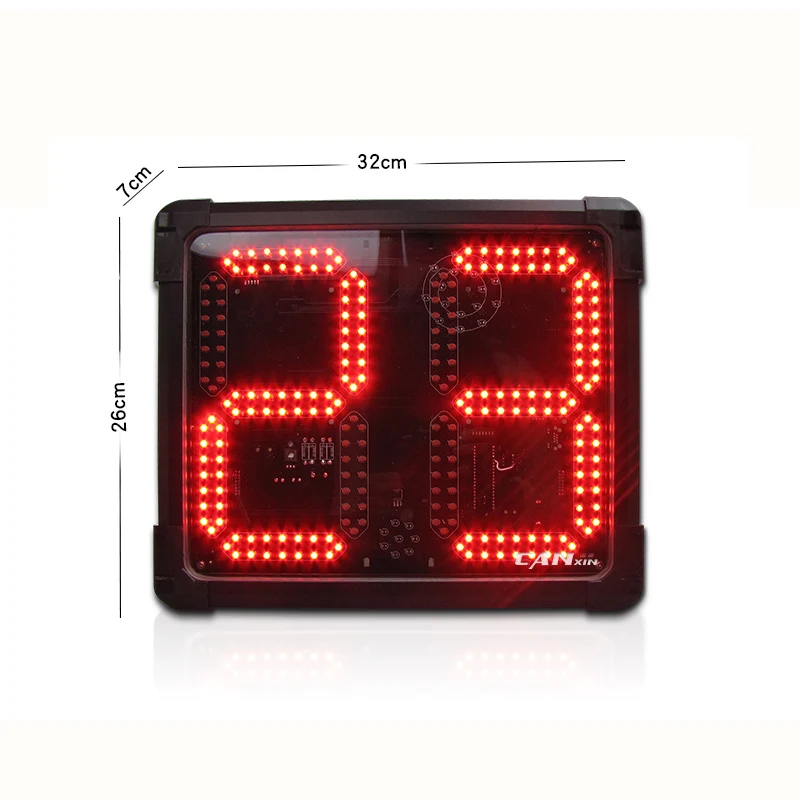 Large waterproof 24s countdown clock timer customizable LED digital basketball shot scoreboard | Wall Clocks