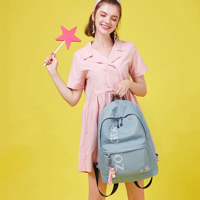 Zoger campus, водонепроницаемая сумка на плечо, новинка, модный принт, Повседневный, простой, вместительный рюкзак, дорожная сумка