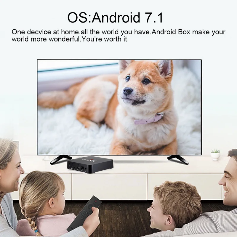 ТВ-приставка Wechip 4k Android 7 1 RK3228 Amlogic S905W 2G16G HD 3D 2 4G Wi-Fi Бразилия Google Play медиаплеер |