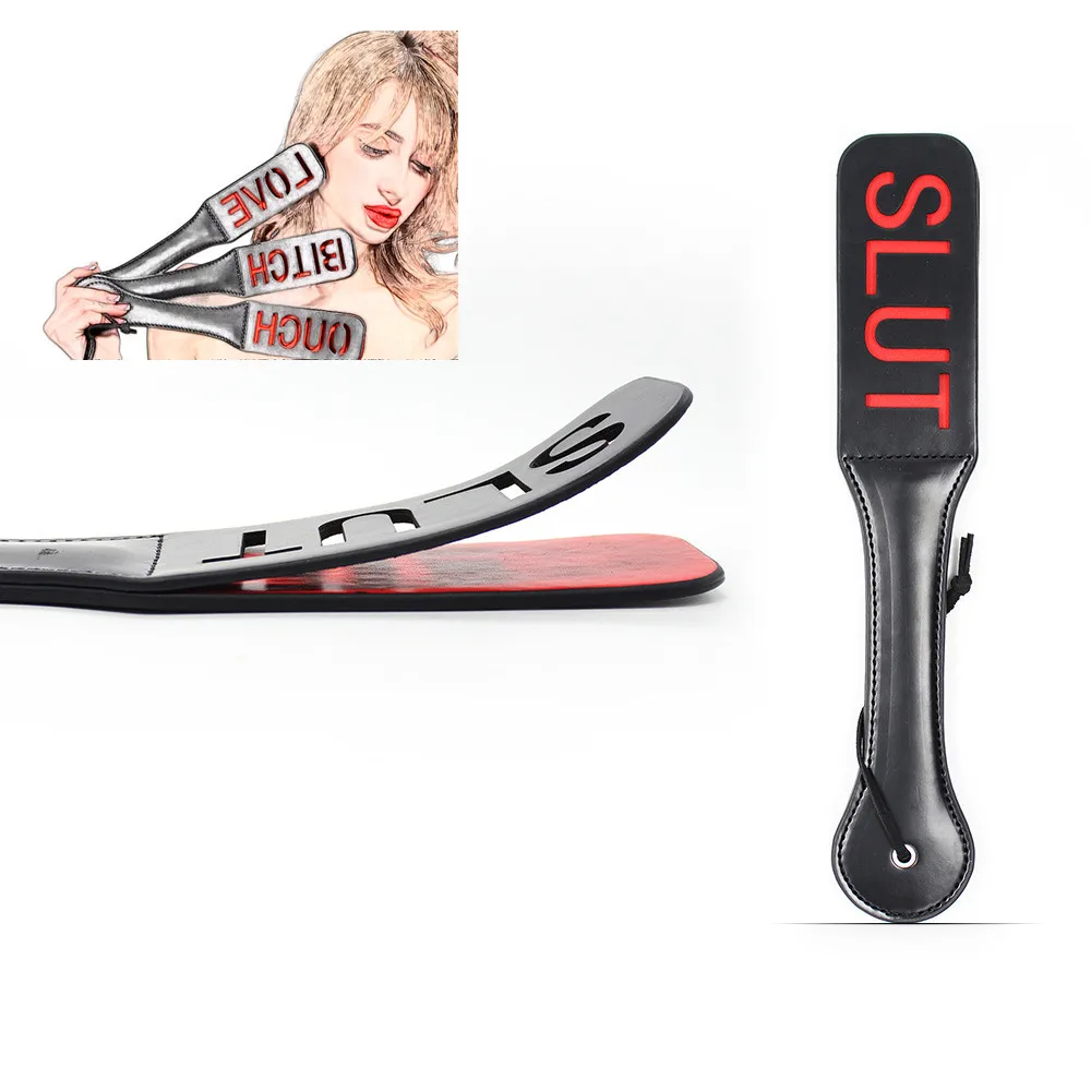 Два слоя кожаных шлепанцев для мужчин женщин пар флирт игры взрослых