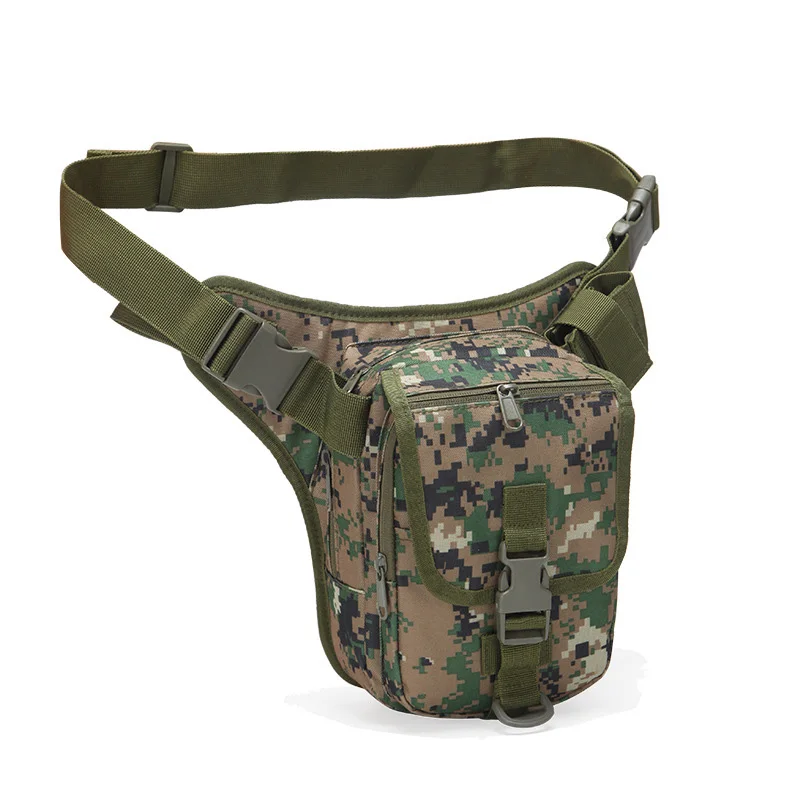 C Waist pack Мужская поясная сумка, военная тактика, нагрудная сумка, оксфордская устойчивая многоцелевая Водонепроницаемая мотоциклетная сумка через плечо - Цвет: C Waist pack